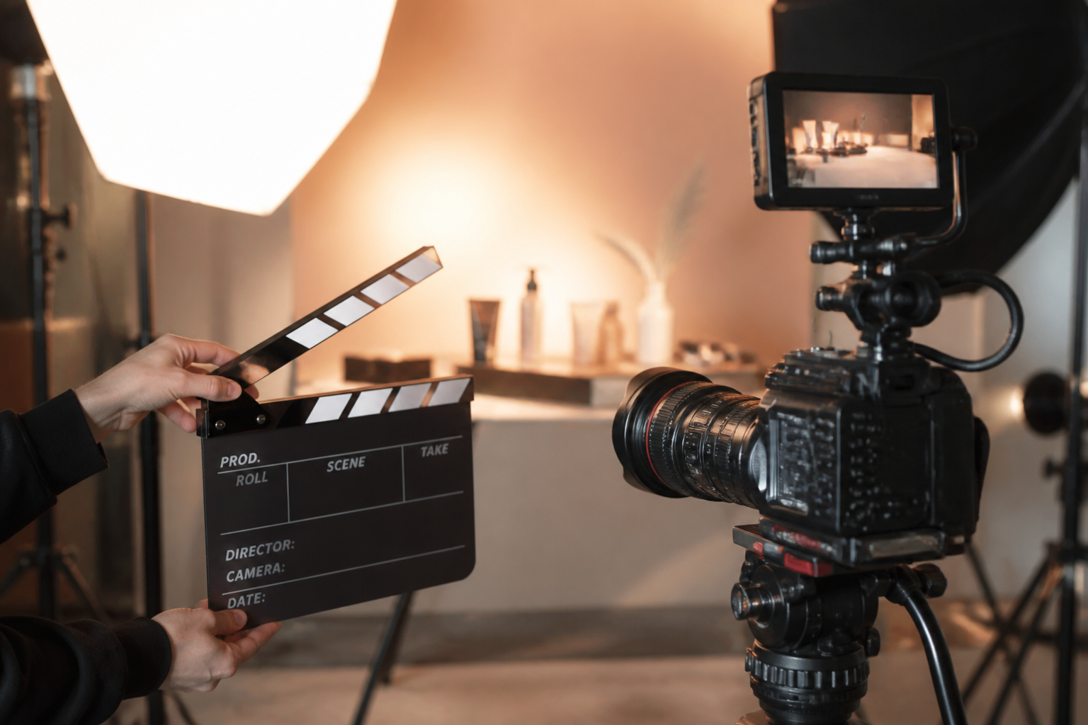 Studio production for influencer collaborations