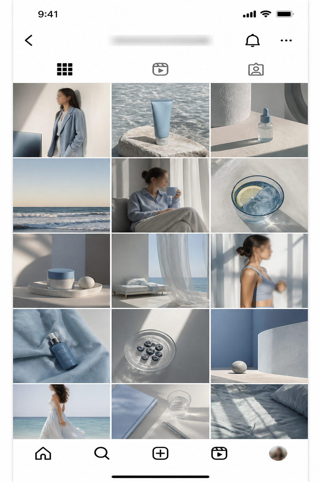 Animalistic Body Instagram grid — skincare Reels and product education