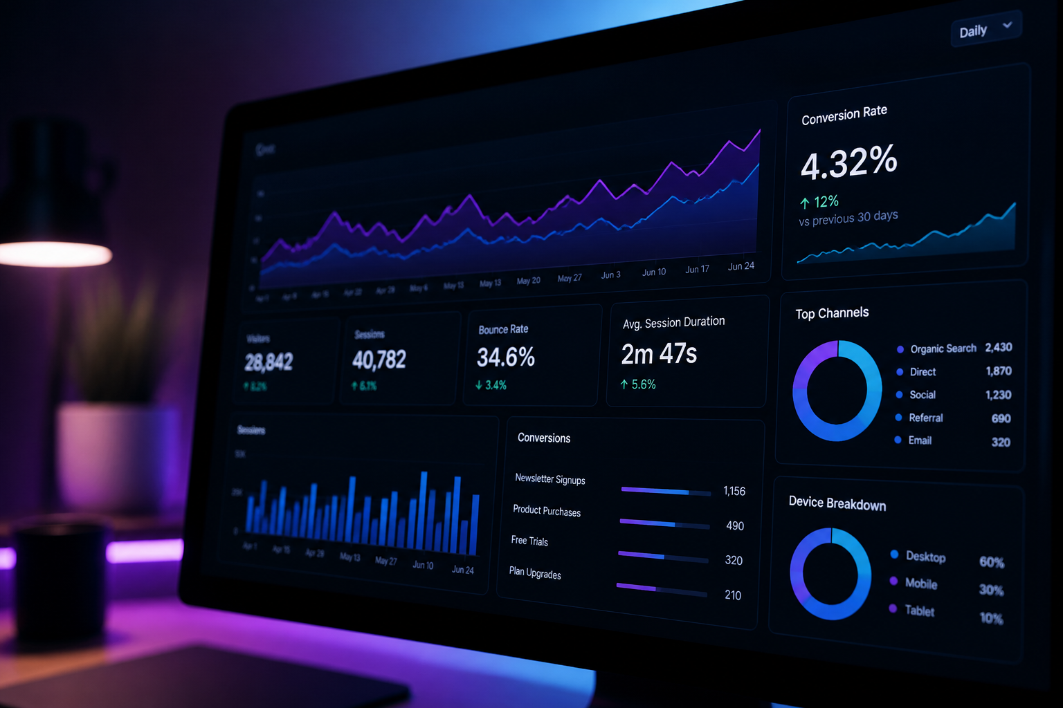 Ads analytics dashboard